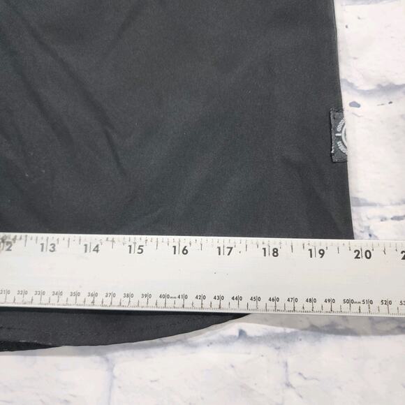 GTL4 MENS SIZE S Black Button Front Short Sleeve Mesh Zip Pocket Military - Picture 6 of 12